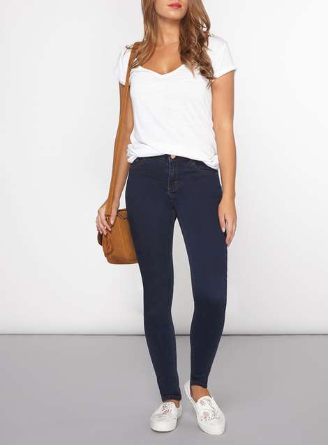 Petite Indigo Premium Bailey jeans